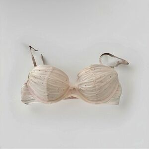 Victoria’s Secret Demi Bra Crystals 34C Baby Pink